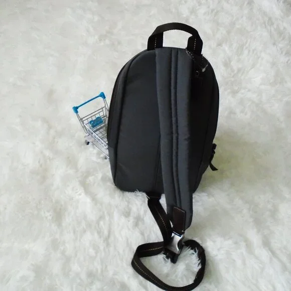 Coach Men Varick Sling Backpack Gray F70692 - Picture 4 of 15